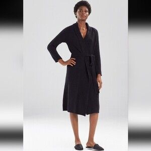 NATORI CARDIGAN ROBE Black Size XS